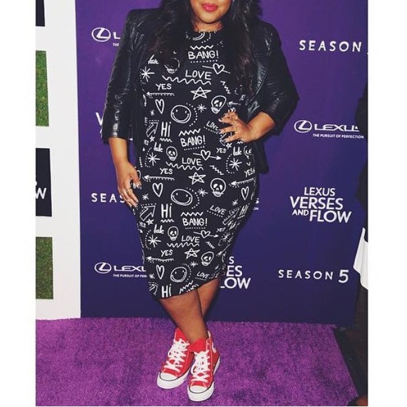 ASOS Graffiti Print Sleeveless Dress Sz 12 - Picture 11 of 11